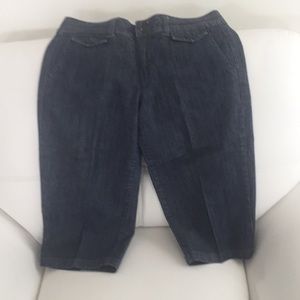 Nine West women’s Bermuda blue jean shorts.